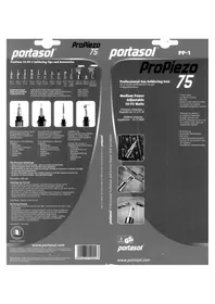 Notice Portasol PROPIEZO Machine de soudure