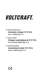 Notice VOLTCRAFT VC-AL1600 Chargeur de piles