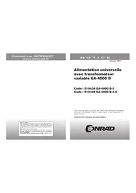 Notice EA Elektro Automatik EA-4000B-4.5 Non catégorisé