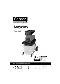 Notice Garden Feelings GFLH 2846 Hacheuse mécanique