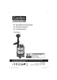 Notice Garden Feelings F-TP 63-2 Pompe à eau