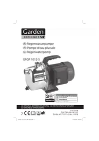 Notice Garden Feelings GFGP 1012-S Pompe à eau