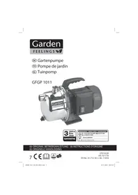 Notice Garden Feelings GFGP 1011 Pompe à eau