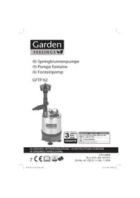 Notice Garden Feelings GFTP 62 Pompe à eau