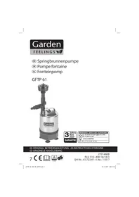 Notice Garden Feelings GFTP 61 Pompe à eau
