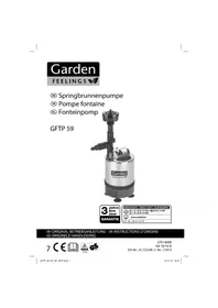 Notice Garden Feelings GFTP 59 Pompe à eau