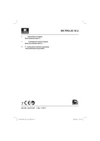 Notice McKenzie MK PRO-JS 18 LI Scie