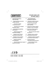 Notice Kraftixx KX-AKS 1825 LI Scie