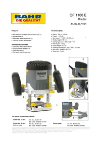 Notice Max Bahr OF 1100 E Rabot