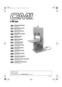 Notice CMI C-BS 250 Scie