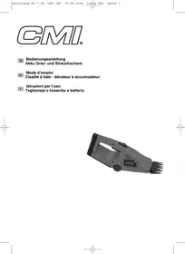 Notice CMI GS 7 2 S Coupe-herbe