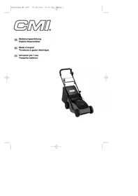 Notice CMI RM 1600 Tondeuse à gazon