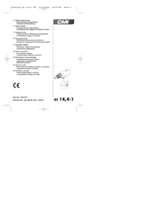 Notice CMI AS 14 4/1 Perceuse