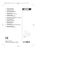 Notice CMI ST 350 E Scie