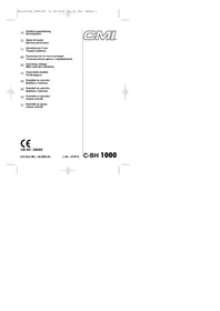 Notice CMI C-BH 1000 Marteau
