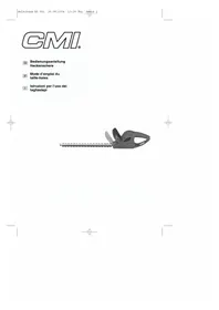 Notice CMI HS 550/1 Taille-haies