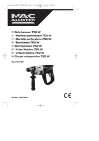 Notice MacAllister MAC 750-HBP Marteau