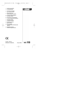 Notice CMI WS 115 Broyeur