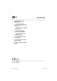 Notice For_Q FQ-HW 4.000 Pompe à eau
