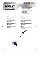 Notice MacAllister MET 5529 Coupe-herbe