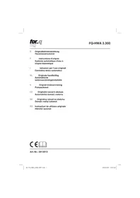 Notice For_Q FQ-HWA 3.300 Pompe à eau