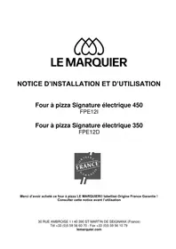 Notice Le Marquier FPE12I Four à pizza