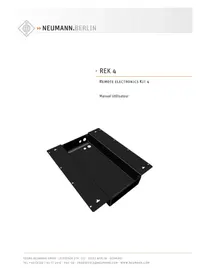 Notice NEUMANN REK 4 Support des enceintes