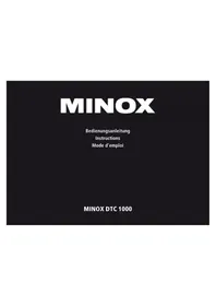 Notice MINOX DTC 1000 Caméra vidéo