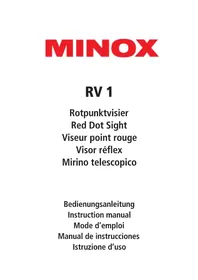 Notice MINOX RV 1 Jumelles