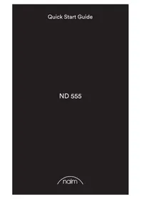 Notice NAIM ND 555 Récepteur de musique