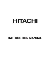 Notice HITACHI 24HE2202 Téléviseur
