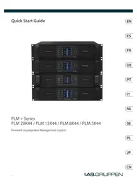 Notice Lab Gruppen PLM 8K44 SP Recepteur