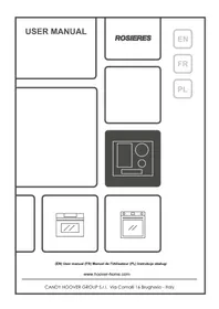 Notice ROSIERES RIF63DSCCS Cuisinière