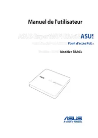 Notice ASUS EXPERTWIFI EBA63 Point d'accès
