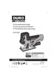 Notice DURO PRO D-PS 850 Scie