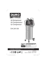 Notice DURO PRO D-K 241/50 Compresseur