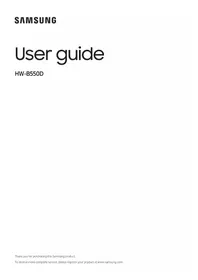 Notice SAMSUNG HW-B550D Barre de son
