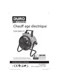 Notice DURO PRO D-EH 3000/1 R Chauffage