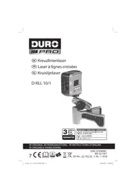Notice DURO PRO D-KLL 10/1 équipements de mesure