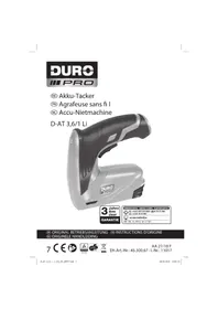 Notice DURO PRO D-AT 3 6/1 LI Agrafeuse