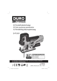 Notice DURO PRO D-PS 851 Scie
