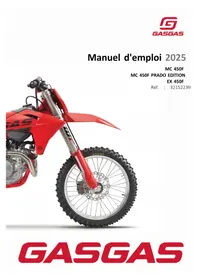 Notice GasGas MC 450F PRADO EDITION (2025) Moto