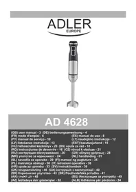 Notice ADLER AD 4628 Mixeur plongeant