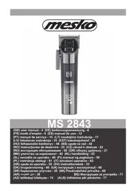 Notice Mesko MS 2842 Tondeuse