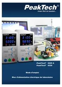 Notice PeakTech 6226 équipements de mesure