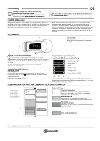 Notice BAUKNECHT KSI 10GF3 Réfrigérateur