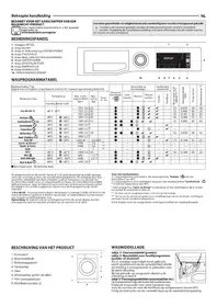 Notice BAUKNECHT NM22L 7469 WSE BE Machine à laver