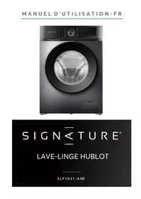 Notice SIGNATURE SLF1041 Machine à laver