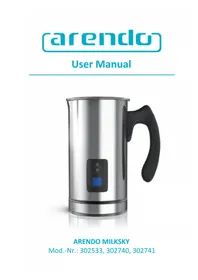 Notice Arendo MILKSKY 302741 Mousseur à lait