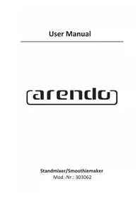 Notice Arendo 2IN1 MIXER 303062 Table de mixage
